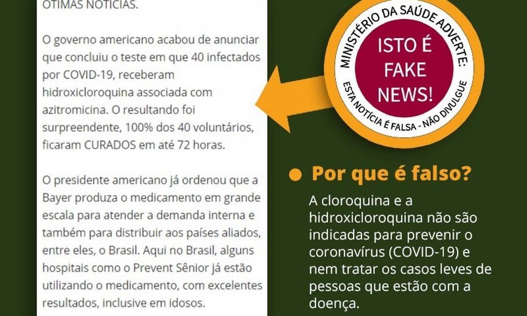 Sob Pazuello Ministério Da Saúde Suspende Site De Checagem De Notícias Falsas 